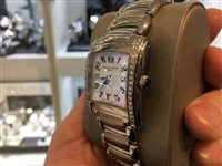 Watch Frederique Constant Woman Carrée Ladies in Steel F220140 - F220140